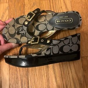 Coach wedges